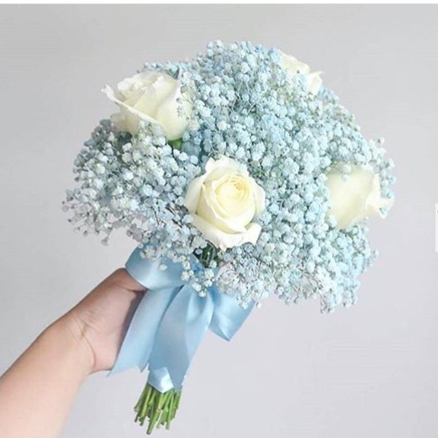 BABY BREATH BOUQUET(Bridal 015)